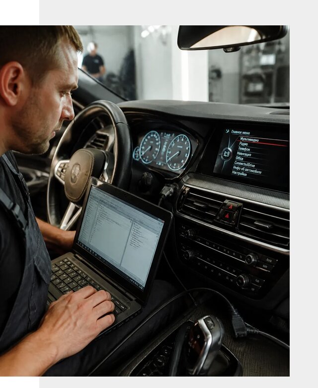 Русификация приборной панели BMW для авто в Малгобеке от компании