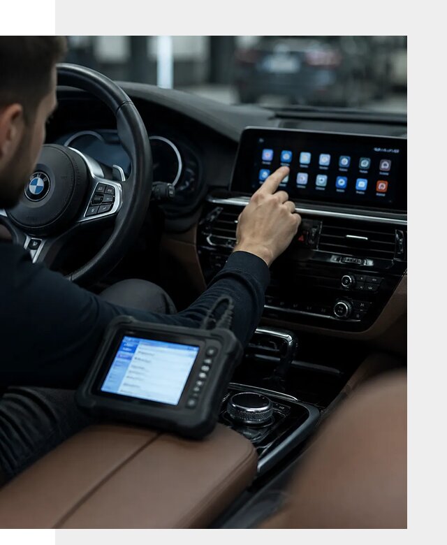 Установка приложений и мультимедиа сервисов BMW в Малгобеке