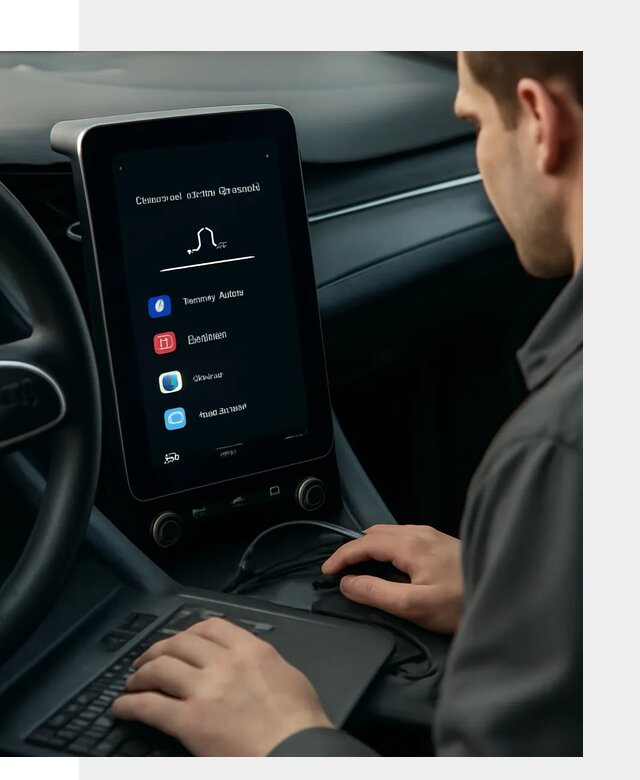 Установка приложений Lynk Co на автомобиль в Малгобеке